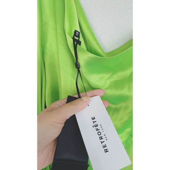 Retrofete ALLEGRA DRESS Lime Punch XS - Picture 11 of 15